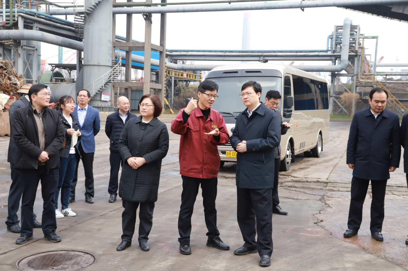 市長陳之常來淮鋼召開淮鋼特鋼“十四五” 規(guī)劃調(diào)研座談會