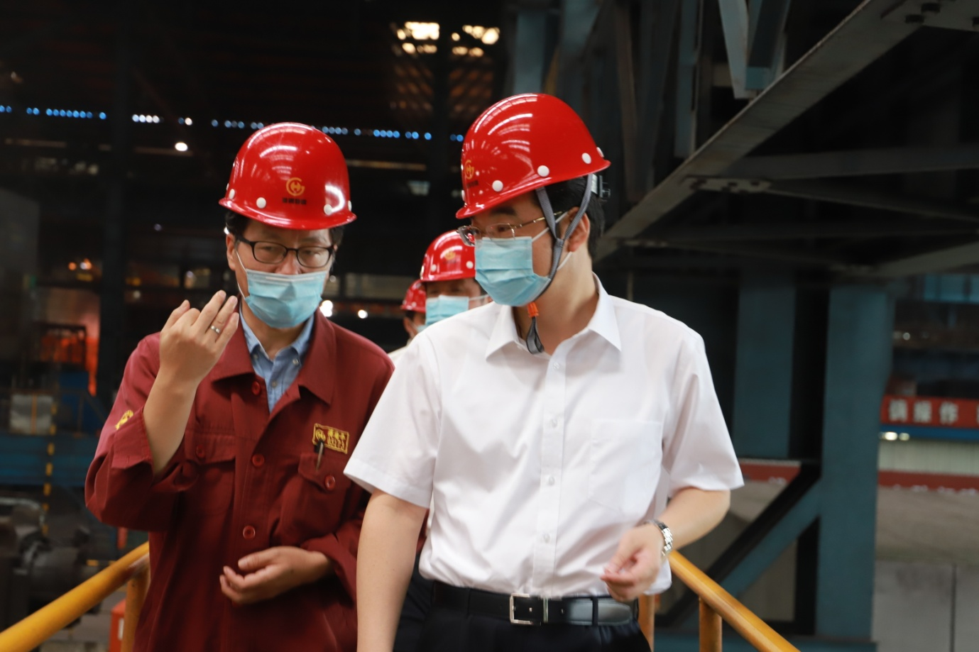 淮安市委副書(shū)記、代市長(zhǎng)史志軍來(lái)淮鋼調(diào)研