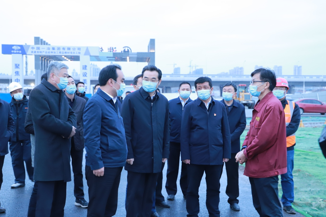 市長(zhǎng)史志軍來(lái)淮鋼調(diào)研指導(dǎo)